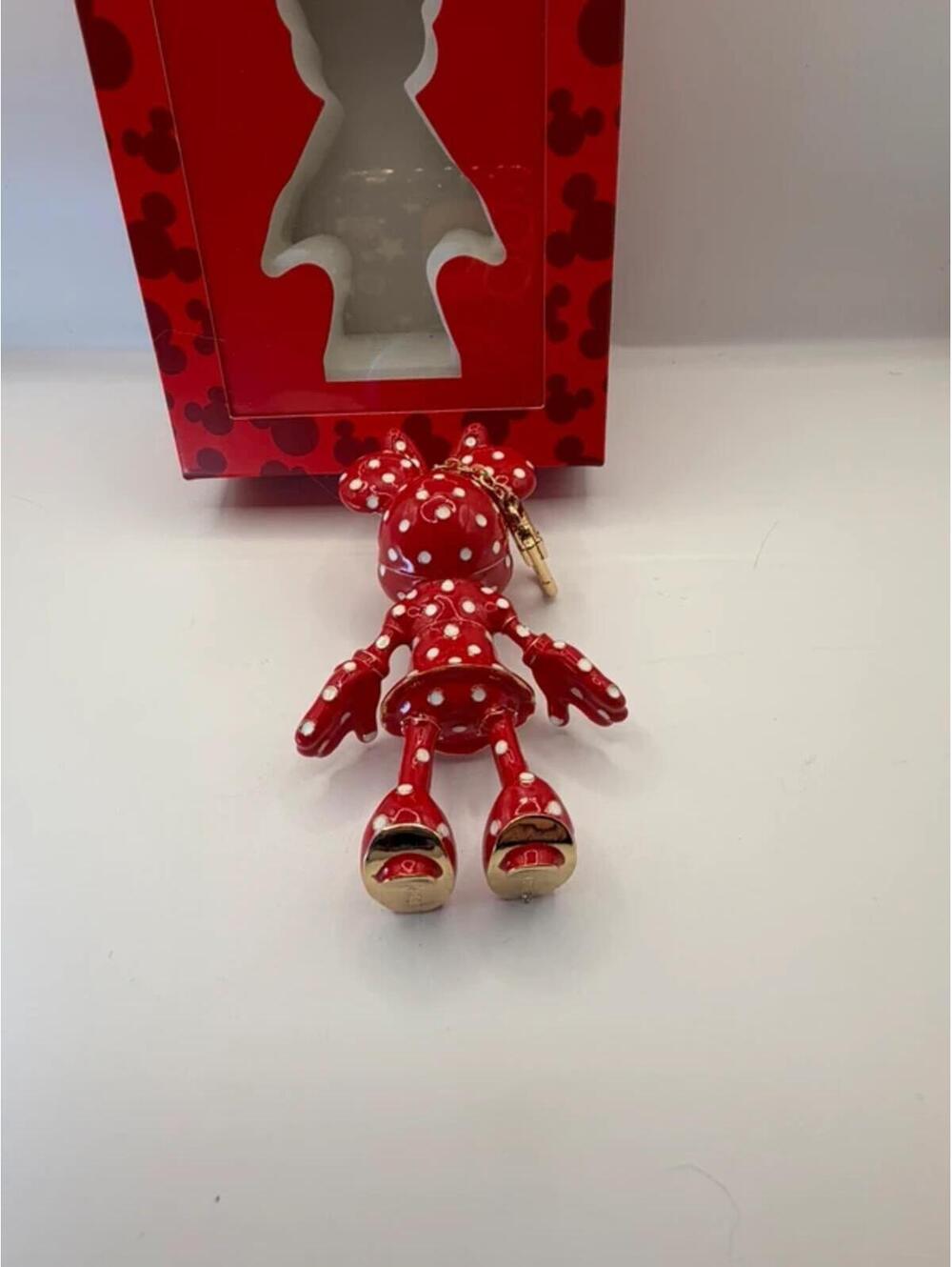 BaubleBar Minnie Mouse Red Polka Dot Bag Charm Keychain NIB - Picture 8 of 10